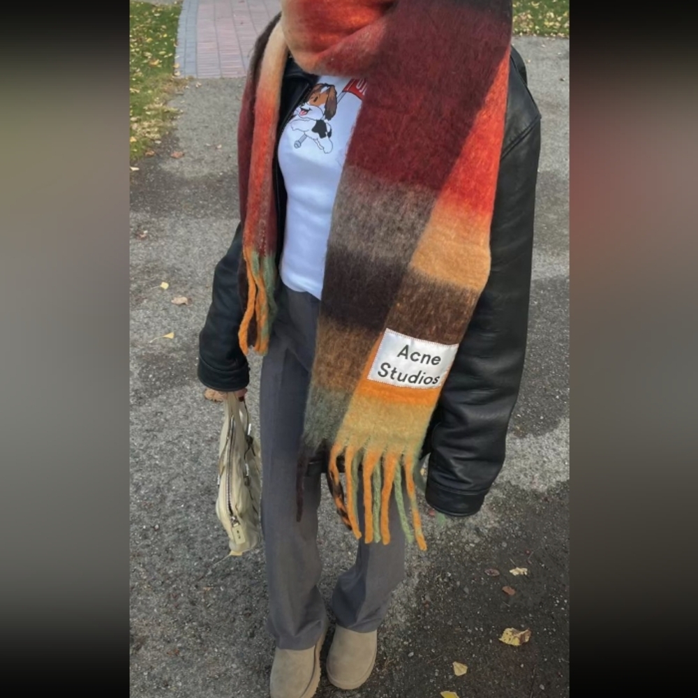 Acne Studios Multicolor Scarf